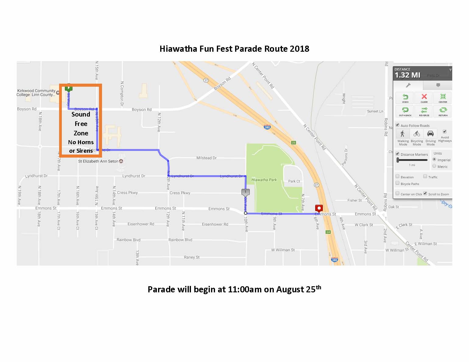 Parade Route 2018