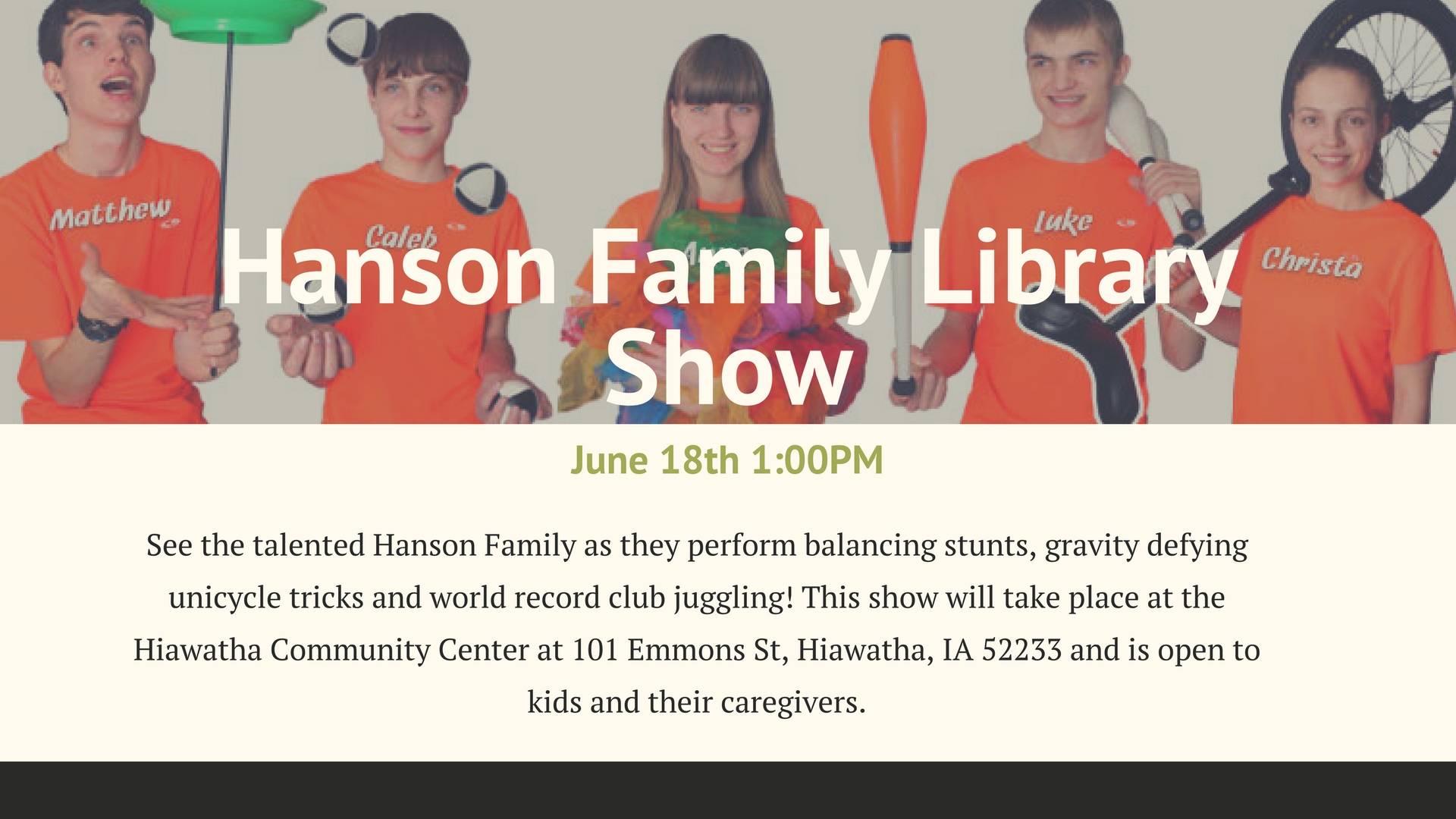 Events City of Hiawatha, IA