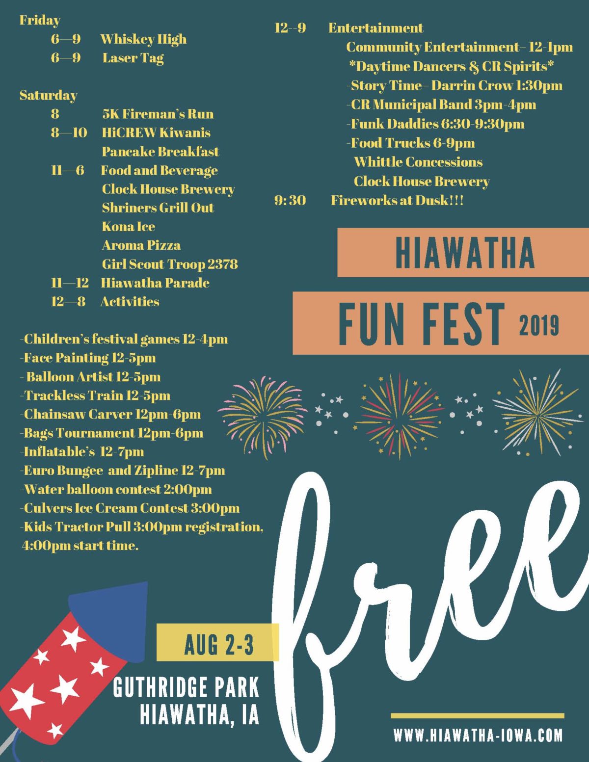 Hiawatha Fun Fest 2019