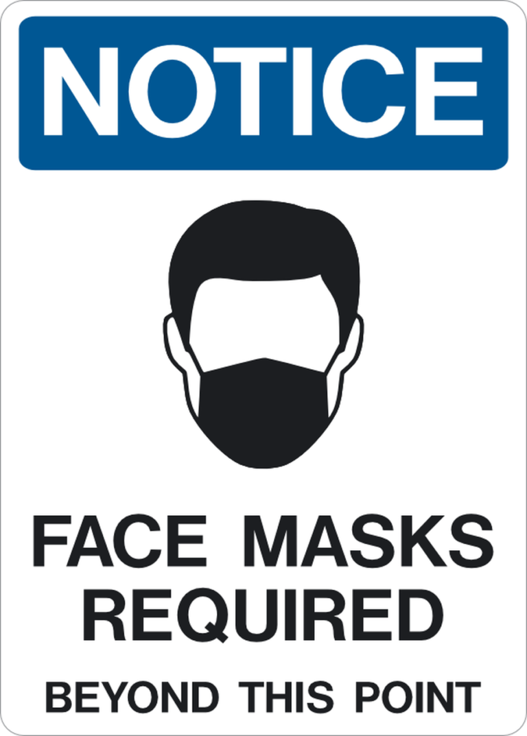 Face Masks/Coverings Required in all City Facilities Effective August 5