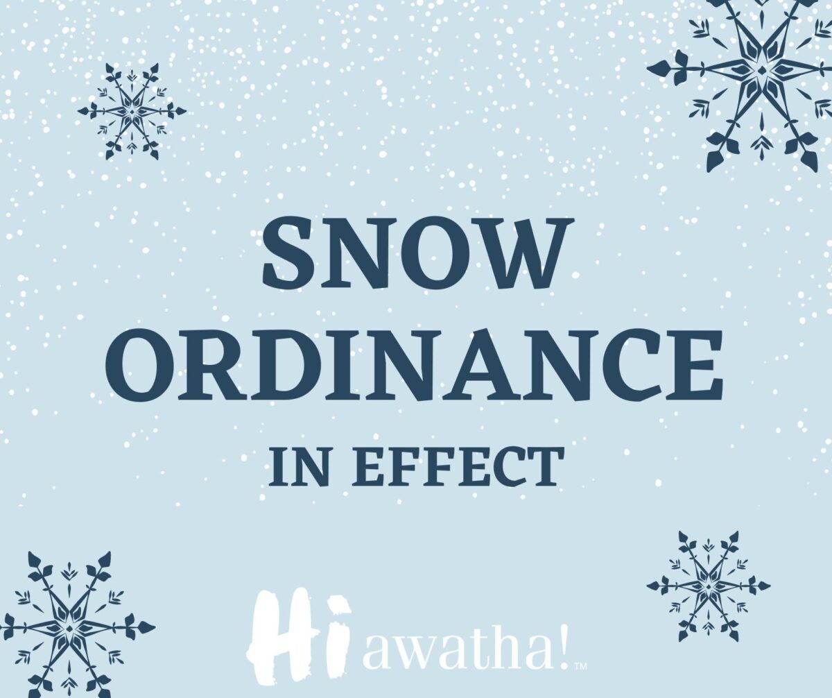 Snow Ordinance in Effect